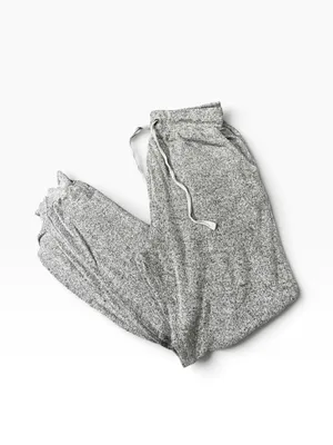 BP Nordstrom Brass Plum Loose Fit Women's Heather Gray Drawstring Joggers thumbnail 2