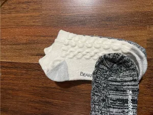 Bearpaw Women's Low Cut Socks - Gray (3 Pair) thumbnail 3