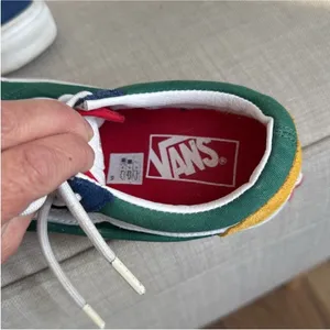 Vans Blue and Green Skate Sneakers with Suede Canvas thumbnail 7