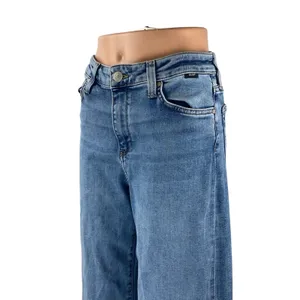 Mavi Paloma Women's Blue High Waisted Wide Leg Baggy Denim Jeans Size 25x31 thumbnail 2