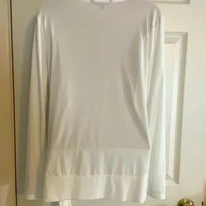 Banana Republic White Long Sleeve‎ Top Size Small thumbnail 2