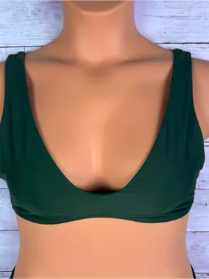 Quince Italian Plunge Bikini Top Palm Size Medium thumbnail 1
