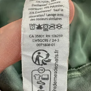 Lululemon 14 License‎ to Train High-Rise Tight Logo Waistband Grey Eucalyptus thumbnail 6