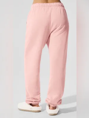 Alo Yoga NWT Accolade Sweatpants Joggers Pink Quartz Size M thumbnail 4