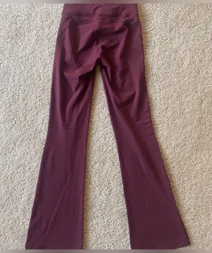 NWOT Lululemon Groove Pants - Red Merlot thumbnail 5