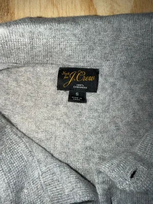 - [ ] J crew 100 percent cashmere size small great condition pre owned used knit fox thumbnail 2