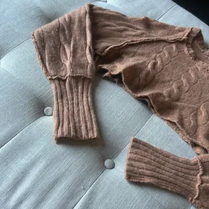 Free People 100% Cashmere Burnt Orange Cropped Knit Sweater Size XS thumbnail 5
