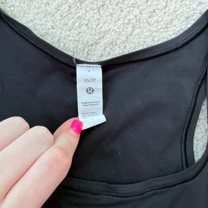 Lululemon black bodysuit tank thumbnail 2