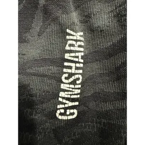 Gymshark‎ Adapt Animal Seamless Leggings Womens XS Black Grey Zebra GLLG4296-BK thumbnail 5