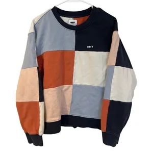 Obey Lockdown Colorblock Crewneck Sweatshirt thumbnail 1