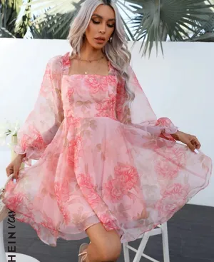SheIn Floral Dress thumbnail 1