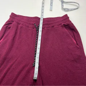 Sundry Jogger Womens Size 2 Medium 8‎ - 10 Burgundy Wine Pull-on Pant Pockets thumbnail 6
