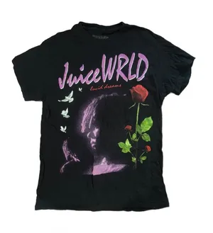 Juice Wrld Black Lucid Dreams 999 T-Shirt Tee Size S thumbnail 1