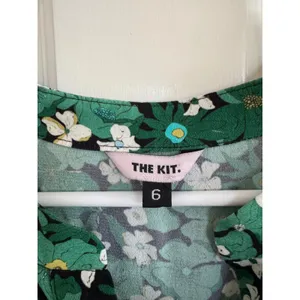 The Kit Cobie shirt dress in Green Primrose floral print size 6‎ thumbnail 5