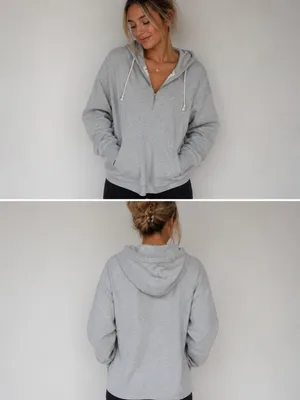 Aerie grey small hoodie thumbnail 2