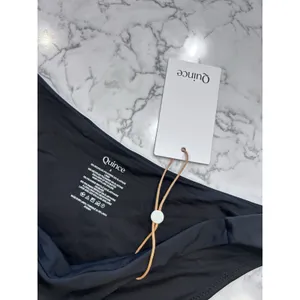NWT Quince Black Low Rise Bikini Bottoms Size Small thumbnail 3