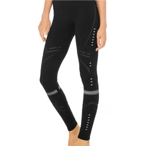 ALO YOGA Airbrush Legging in Black Chakra- Size Small thumbnail 2