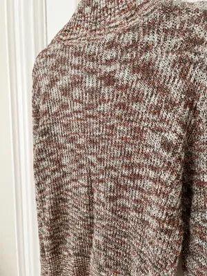 Free People Sweater Knit Mockneck Size L thumbnail 9