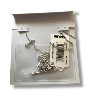 Kendra Scott Chelsea Silver Pendant Necklace, White Mother-of-Pearl & CZ thumbnail 2