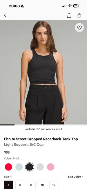 Lululemon Ebb Street Tank thumbnail 3