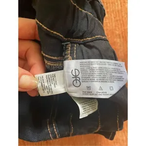 NWT VINTAGE AMERICA Jeans Pants Denim Paperbag Waist 80s Retro Size 12 thumbnail 5