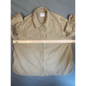 OLD NAVY Women's‎ 3X Short Car Coat Fall Jacket Camel Wool Blend thumbnail 4