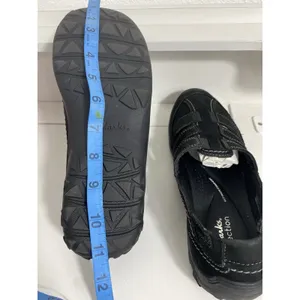 Women’s Clarks Haley Stork Black Comfort Flats Size 9 N Barely Worn thumbnail 14