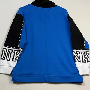 PINK Victoria's Secret Black and Blue Turtleneck Sweater thumbnail 6