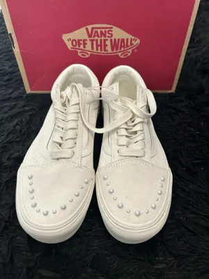 VANS old skool pearls platform lace up shoes sneakers women’s 8 new thumbnail 2