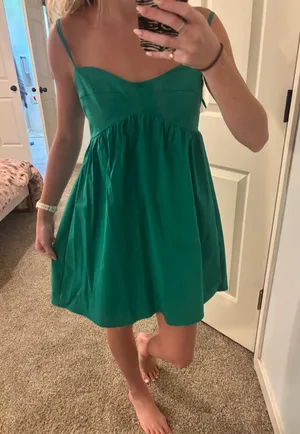 Olivaceous Dress Mini thumbnail 1