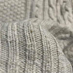 Abercrombie & Fitch Y2K Cable Knit Short Sleeve V-Neck Sweater Bella Preppy thumbnail 5