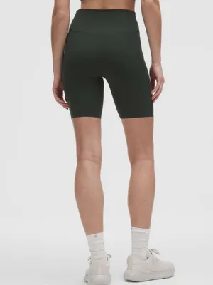 Lululemon Fast and Free High-Rise Shorts reflective Rainforest Green 4 thumbnail 3
