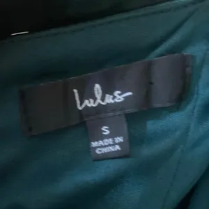 Lulus Melora Emerald Green Silk Satin Sleeveless Mermaid Prom Maxi Dress Size S thumbnail 5