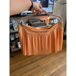 Lululemon Pleat to Street Skirt Orange women's 14 thumbnail 2