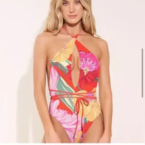 Maaji Camellia Reversible One-Piece Swimsuit, Size Large, $169 thumbnail 7