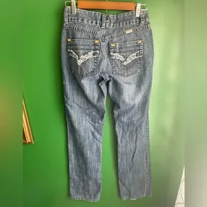 CLEARANCE!!!‎ Wrangler Premium patch Low Rise Jeans Size 3 EUC! thumbnail 7