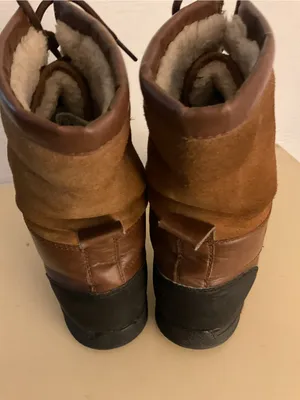 UGG Women's Brown Leather & Suede Butte Lace-Up Insulated Boots US 8 thumbnail 12