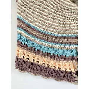 Say What Womens Retro Crochet Knit crop‎ sweater XL NwT thumbnail 4