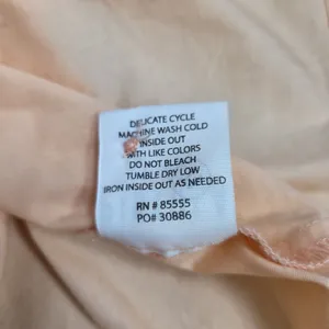 Pistola Womens Sloane Oversized Button Down Hi-Low Long Sleeve Top Orange Sz S thumbnail 8