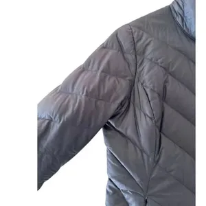 Patagonia Womens Lightweight Duck Down Puffer Parka Jacket Long Black SZ S thumbnail 5