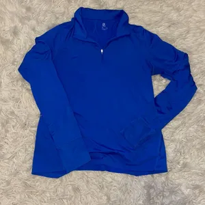 Gap Bright Blue Athletic Quarter Zip thumbnail 1