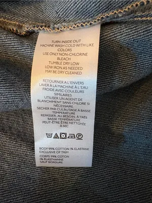 Pilcro Denim Jacket Womens Small Blue Excellent Peplum Collarless Raw Edge thumbnail 10