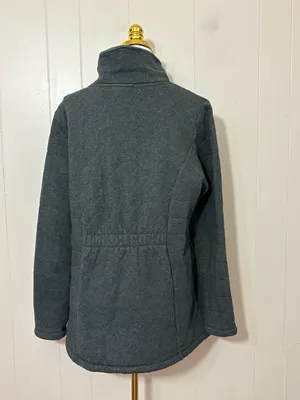 The North Face Caroluna Quilted Fleece Lined Coat Dark Gray XL thumbnail 9