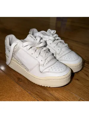 Size 6.5 US Women’s Adidas Forum Bold Crystal White Women thumbnail 3