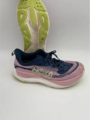Hoka Sky Flow Women's 9.5D Running Shoes Pink Running Hiking Outdoors thumbnail 2