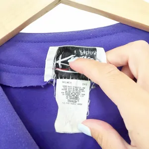 Vintage Ricano Petites Purple Long Sleeve Shirt Dress Pattern Belt Sz S/M Petite thumbnail 4