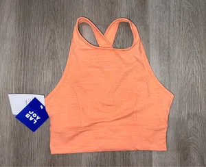 JoyLab Seamless Peach High Neck Sport Activewear Bra Size XS NWT thumbnail 3