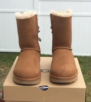 UGG Bailey Bow II Diagonal Stripe Boots thumbnail 2
