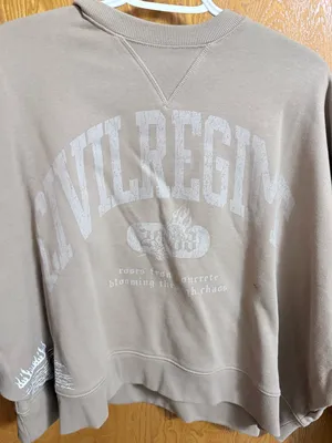 Relaxed Cropped Crewneck Sweatshirt thumbnail 2