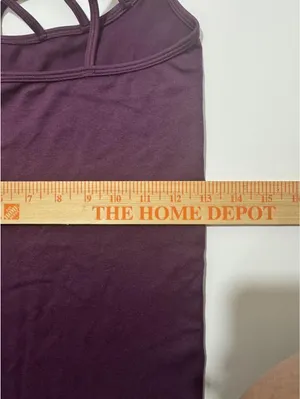 Zenana Outfitters Purple Strappy Tank Top S/M thumbnail 4